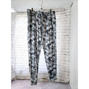 Jaclyn Apparel Womens Size Large Grey Tie Dye Jogger Lounge Pants